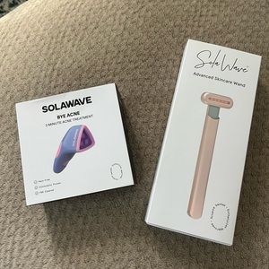 Solawave Wand (v1) & Bye Acne: 3-Minute Pimple Spot Treatment